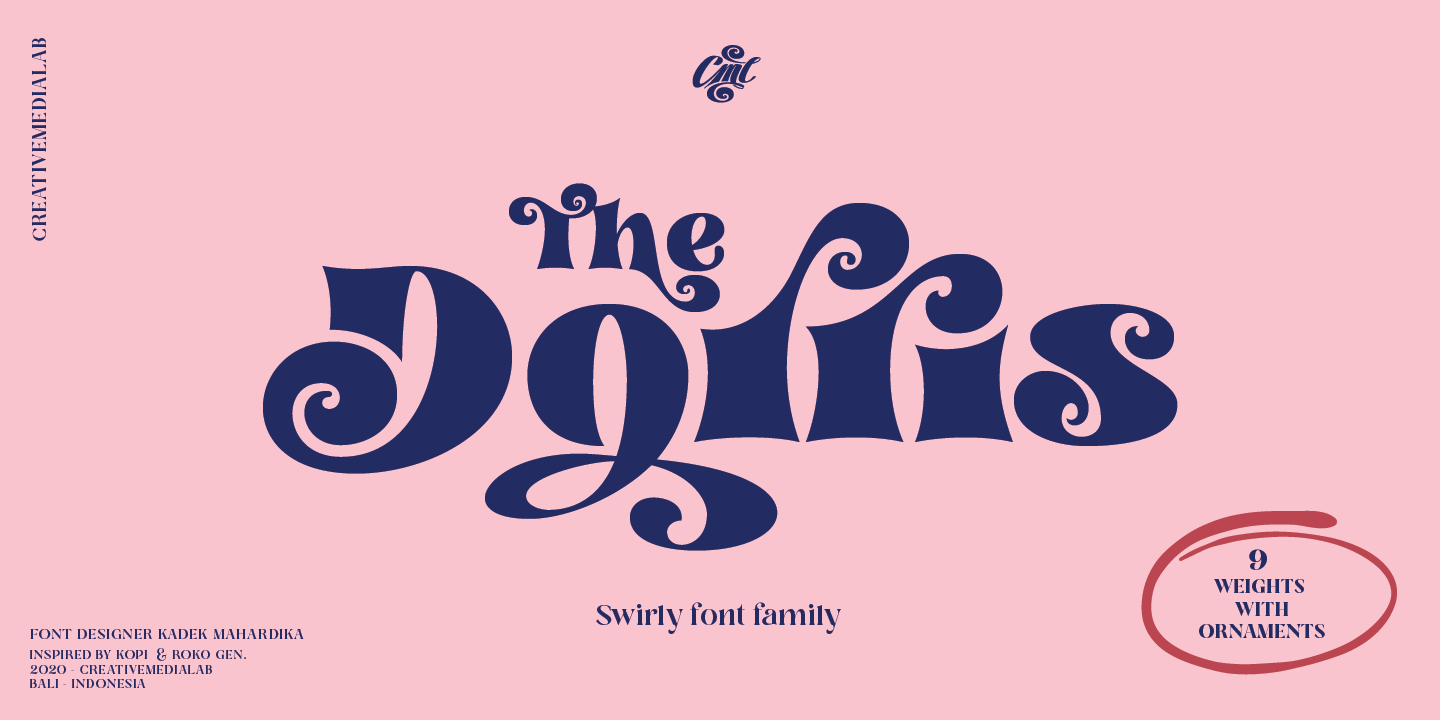 Dorris Ultra Light Font preview